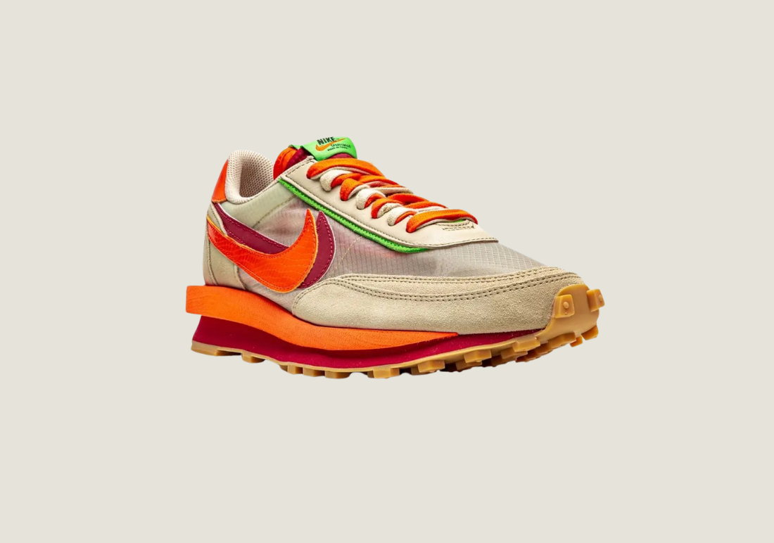 Clot x sacai baskets LDWaffle "Orange"