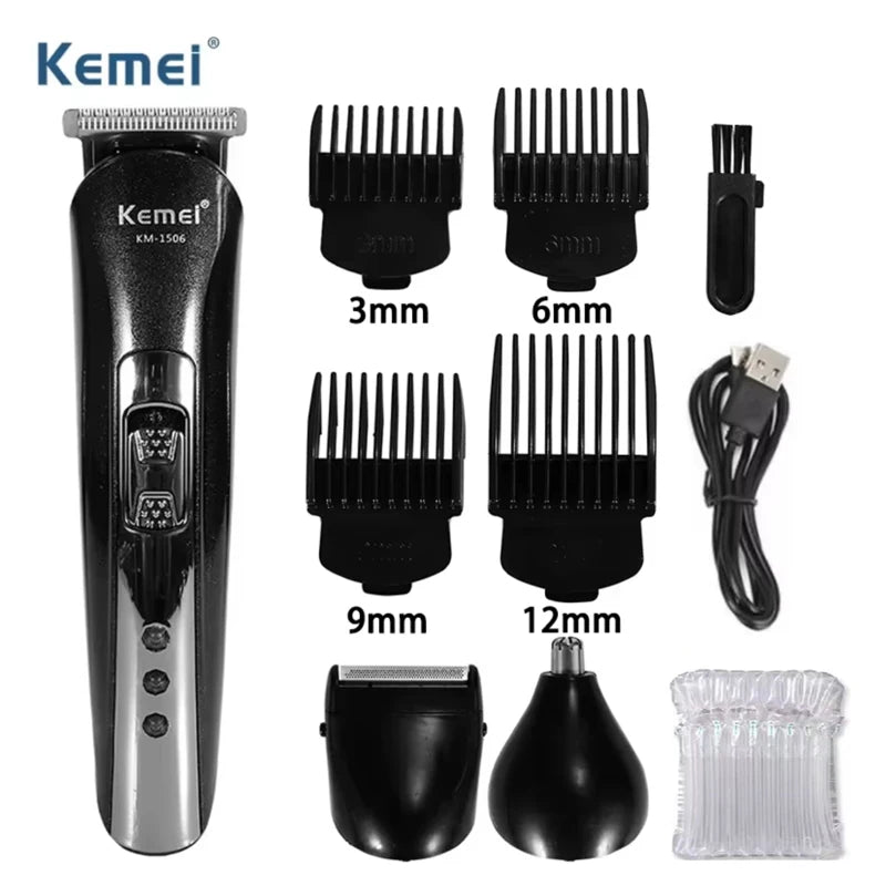 3 in 1 Electric Hair Clipper USB Charging Shaver