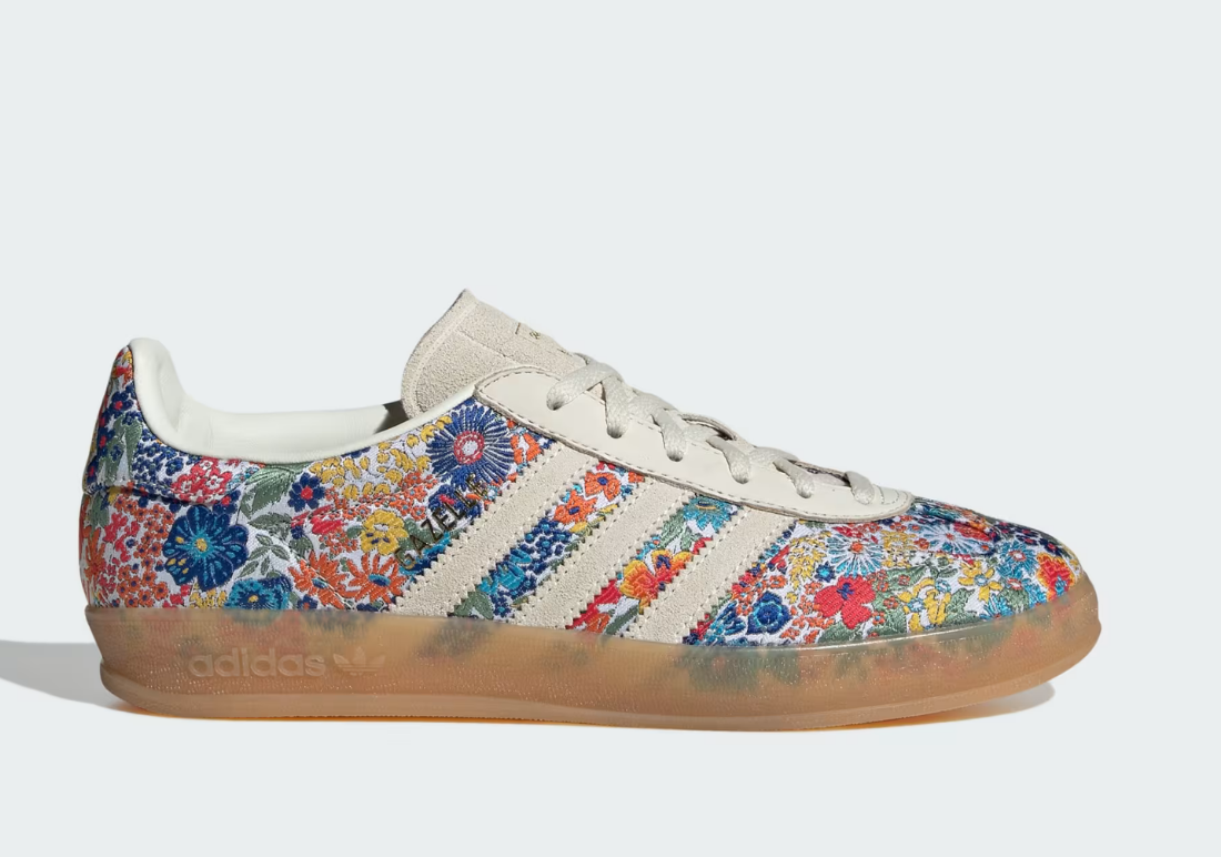 Samba OG- Liberty London Off White gum Collegiate Green