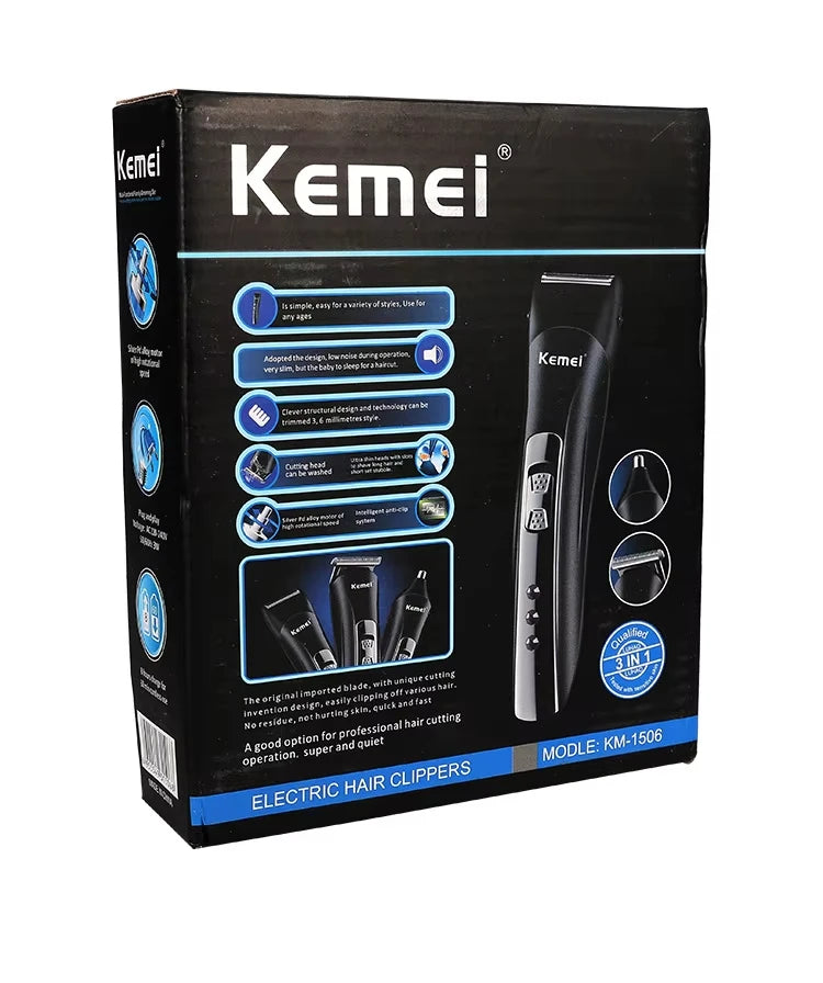 3 in 1 Electric Hair Clipper USB Charging Shaver