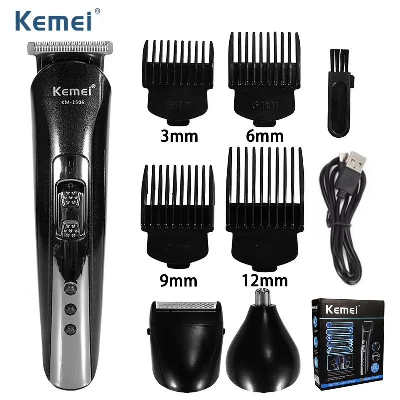 3 in 1 Electric Hair Clipper USB Charging Shaver