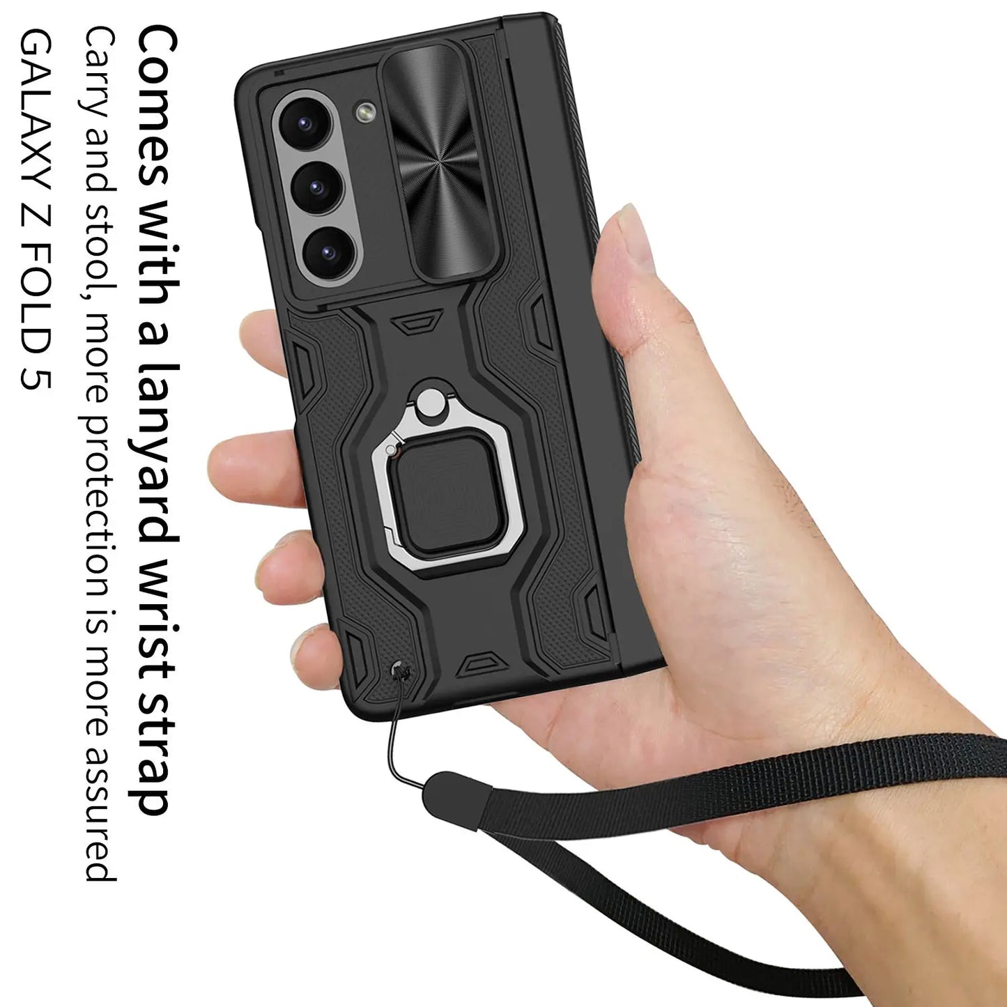 Full Protection Case with Pen Holder & Stand for Galaxy Z Fold Series